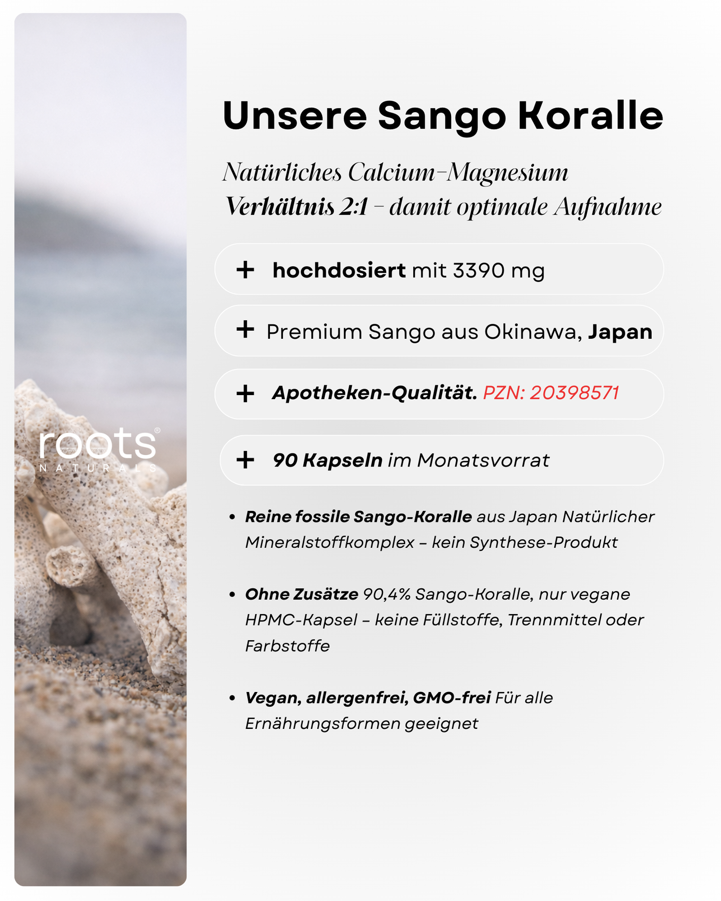 Sango Koralle Kapseln (Calcium & Magnesium)