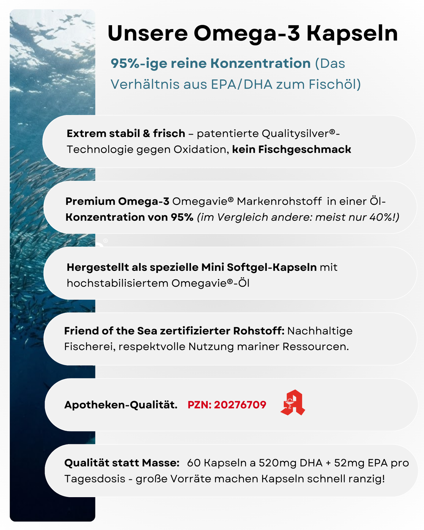 Omega-3 Fischöl Kapseln